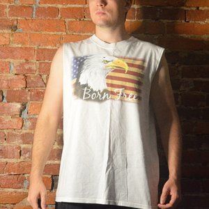 Vintage American Born Free Tank Top